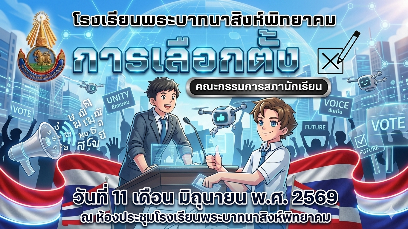 การจัดกิจกรรมเลือกตั้งประธานนักเรียน 2569